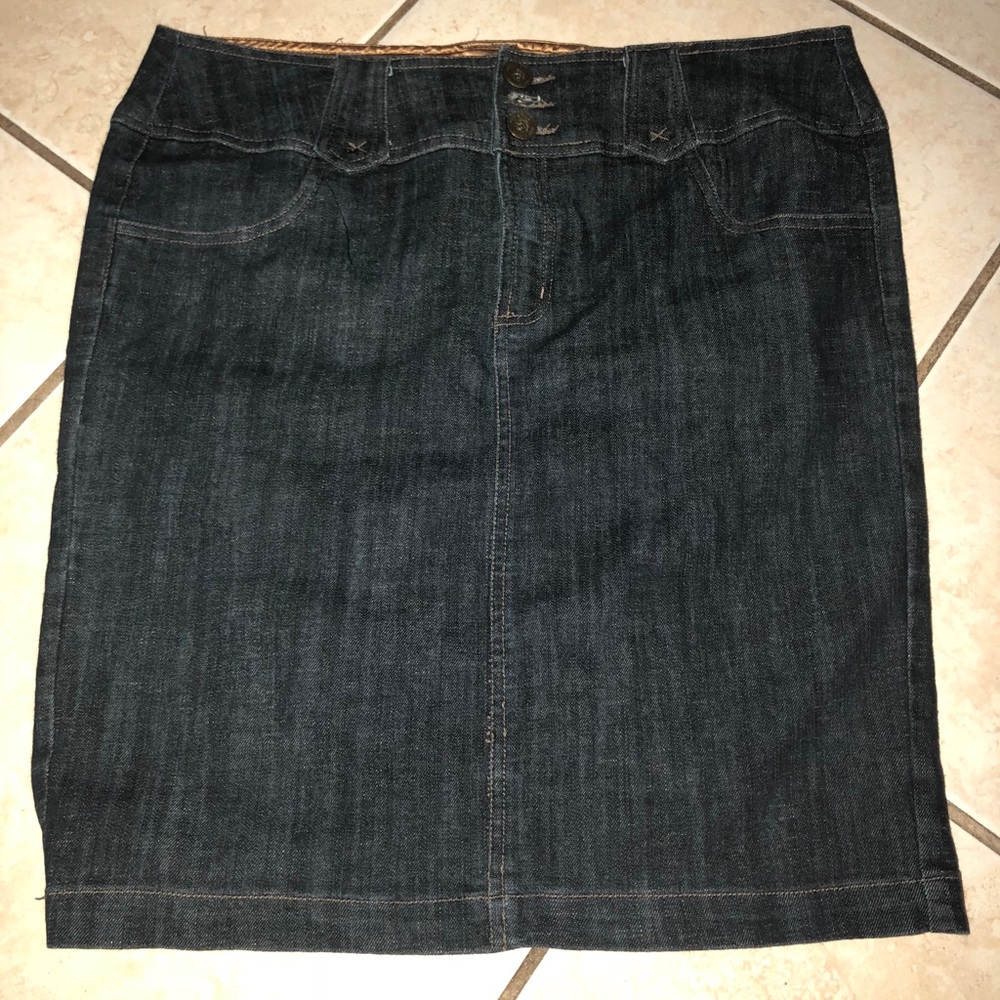 Jean skirt size L